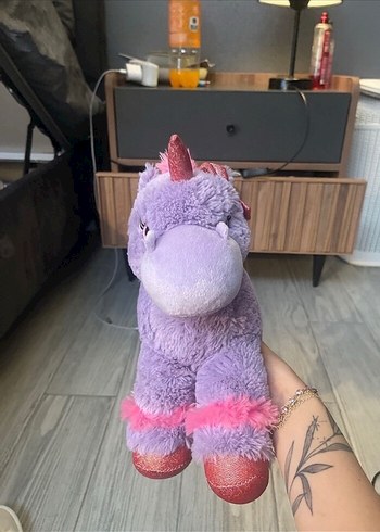 My Little Pony Mor ve Pembe Peluş At Oyuncak