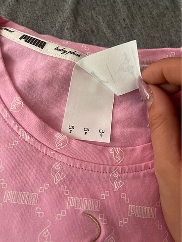 s Beden pembe Renk Puma tshirt pembe