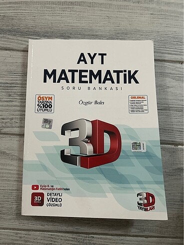 3 D YAYINLARI AYT MAT
