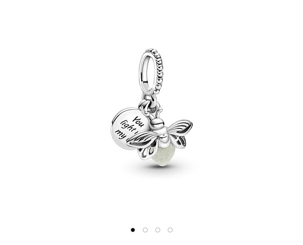 Pandora model gümüş charm