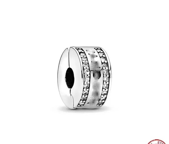 Pandora model gümüş stoper charm