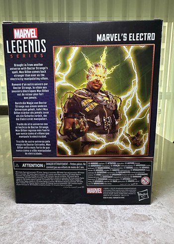 MARVEL LEGENDS SPIDERMAN ELECTRO HASBRO