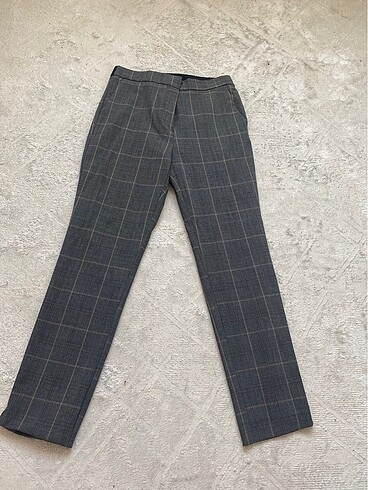 Zara pantolon ekose desenli