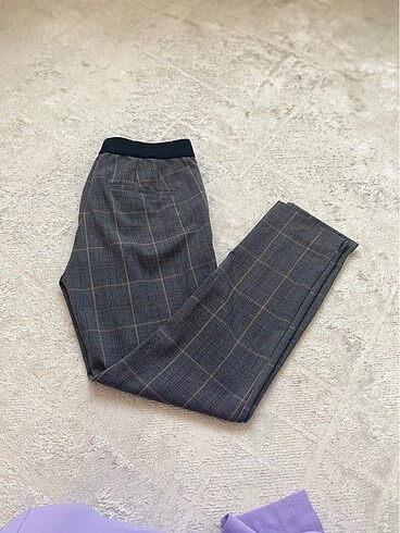 38 Beden Zara pantolon ekose desenli
