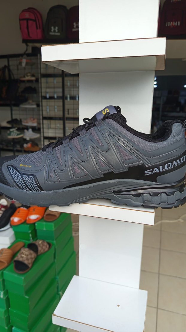 Gri Erkek Spor Outdoor Ayakkabı Velcro - Görsel 2