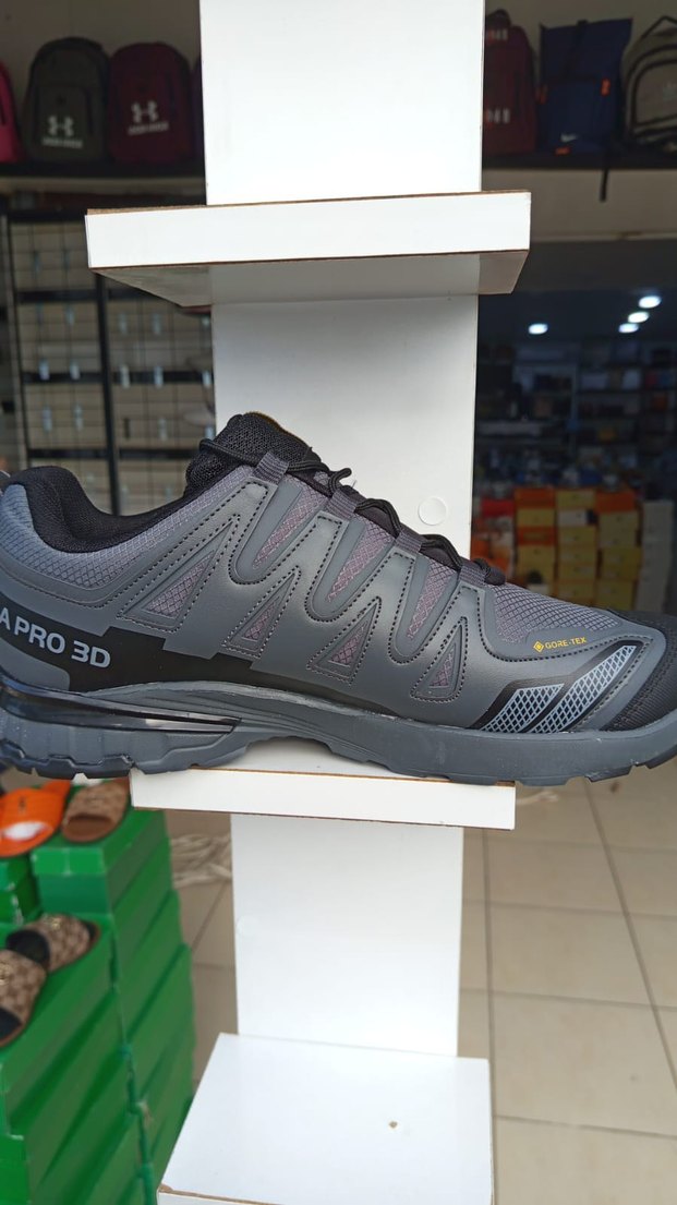 Gri Erkek Spor Outdoor Ayakkabı Velcro - Görsel 3