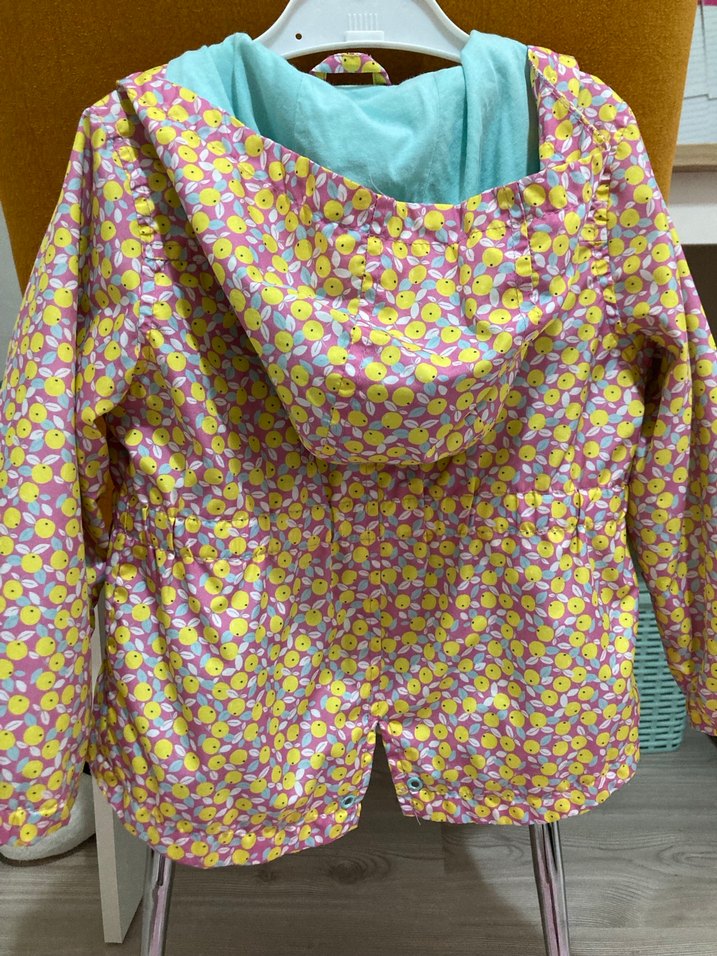 2-3 yaş kız çocuk yağmurluk kapüşonlu - Görsel 3