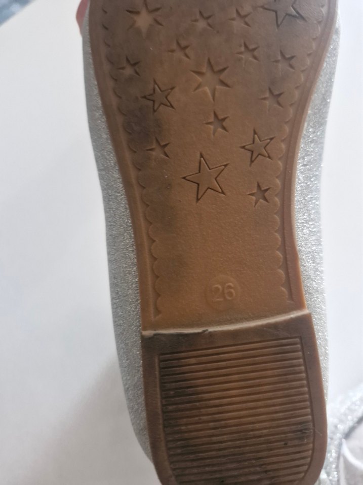 Kızlar için Gri Fiyonklu Babet Ayakkabı - Görsel 4