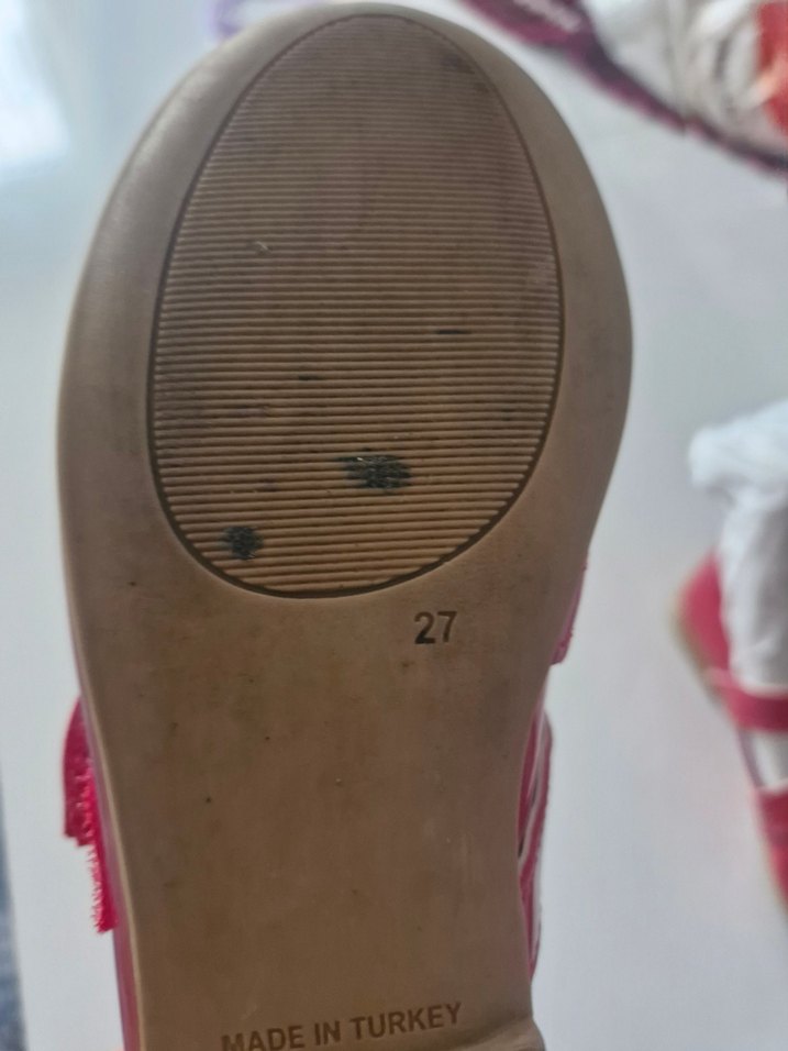 Kız Çocuk Kırmızı Tokalı Babet Ayakkabı - Görsel 4