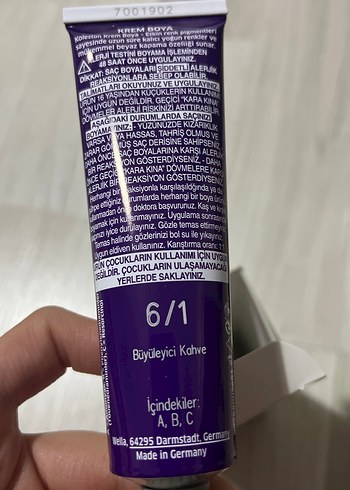 Wella Koleston Naturals 6/1 Kahve Saç Boyası - Görsel 3