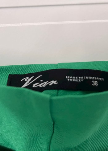 Diğer Yeşil Kadın Midi kısa Tulum