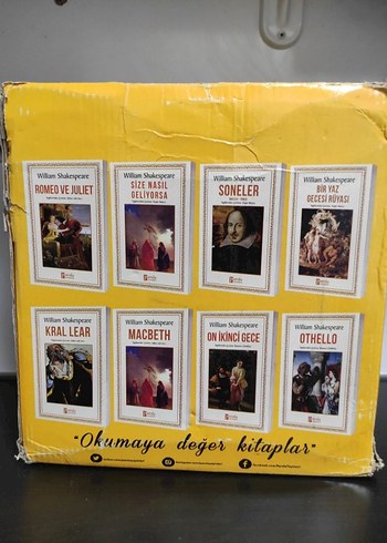 William Shakespeare kitap seti