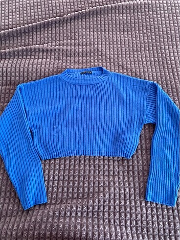 Mavi Crop TrendyolMilla Kazak