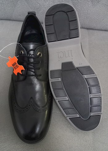 Siyah Erkek Deri Ayakkabı - Görsel 2