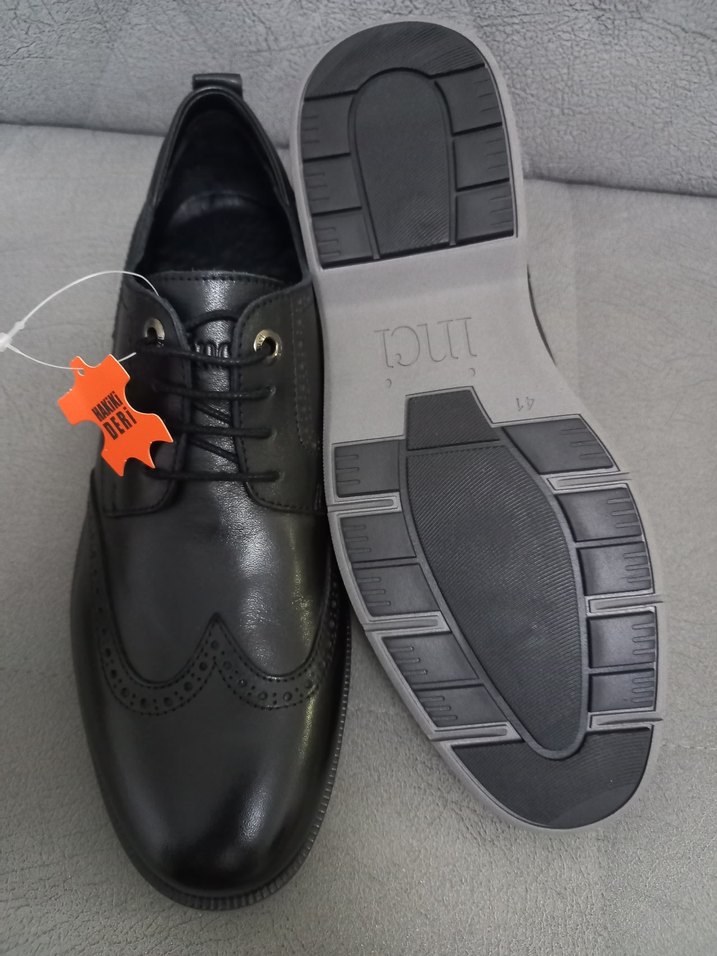 Siyah Erkek Deri Ayakkabı - Görsel 2