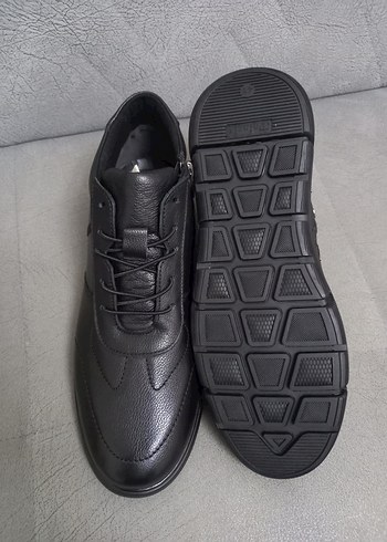 Erkek Fermuarlı Siyah deri Bot - Görsel 4