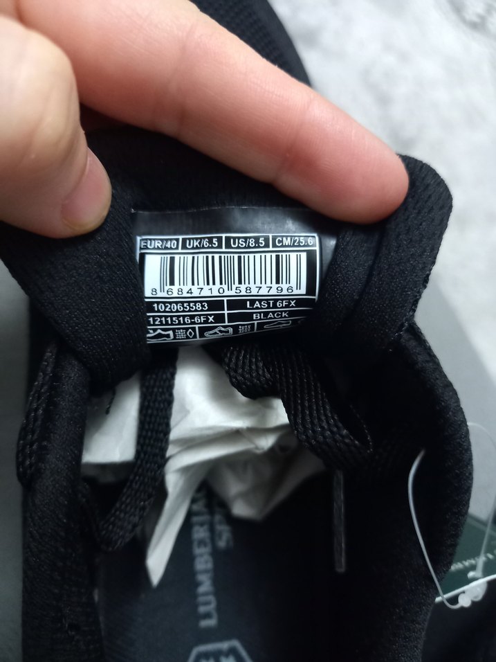 Siyah Gri Platform Topuklu Bağcıklı Spor Ayakkabı - Görsel 5