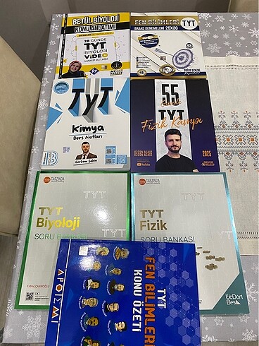 Tyt fen seti - 0 kullanılmadı