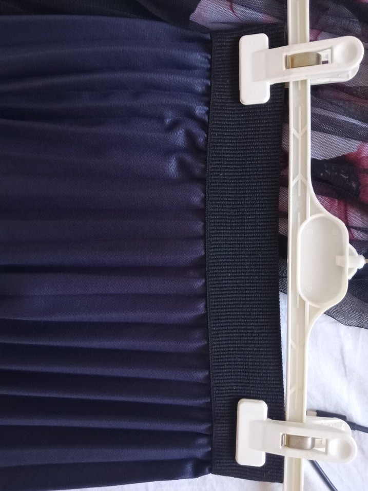 Kadın Siyah Piliseli Uzun Etek - Görsel 3