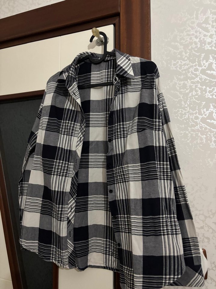 Ekose Desenli Kadın Gömlek - Görsel 2