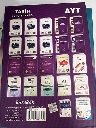  Karekök yayınları ayt tarih soru bankası
