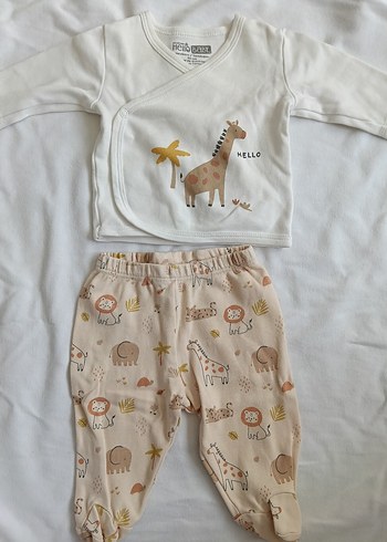 HelloBaby Sevimli Hayvan Desenli Bebek Pijama Takimi