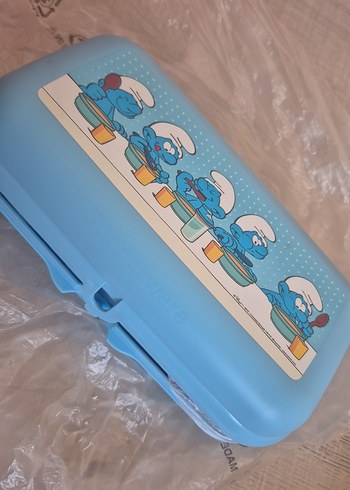 Beden mavi Renk Tupperware Mavi Plastik Saklama Kutusu