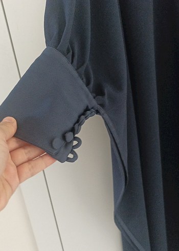 Lacivert yarasa kol - Görsel 3