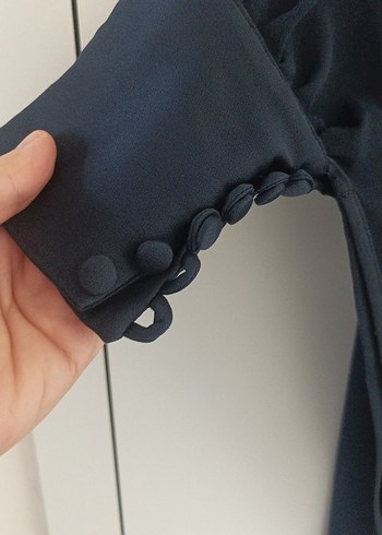 Lacivert yarasa kol - Görsel 2