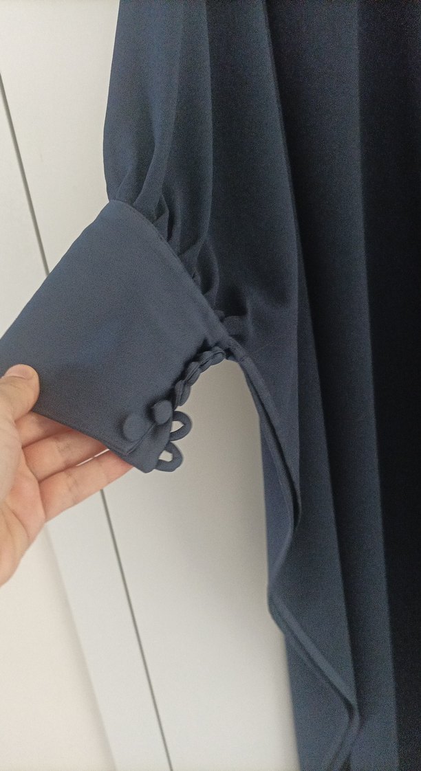 Lacivert yarasa kol - Görsel 3