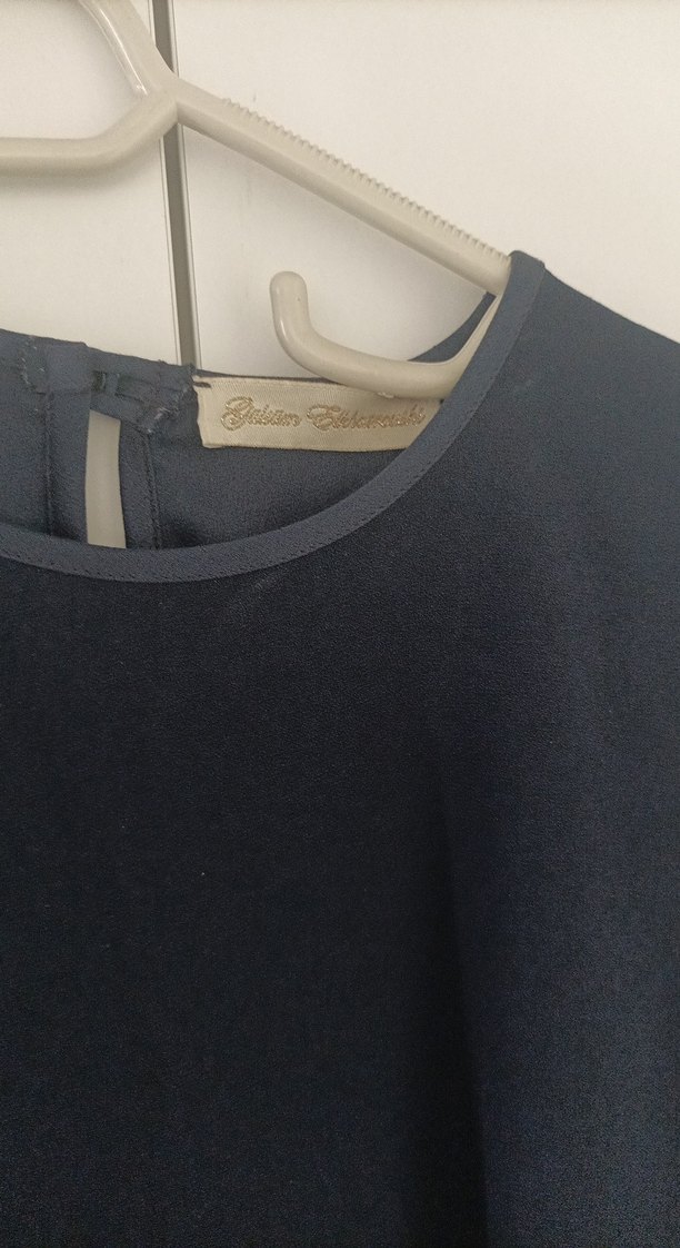 Lacivert yarasa kol - Görsel 4