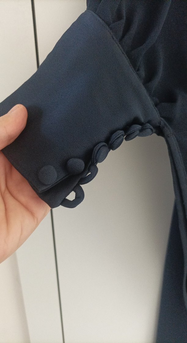 Lacivert yarasa kol - Görsel 2