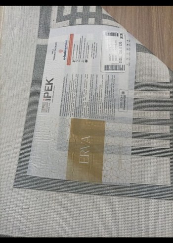 Gri Modern Desenli İpek marka bambu hali - Görsel 3