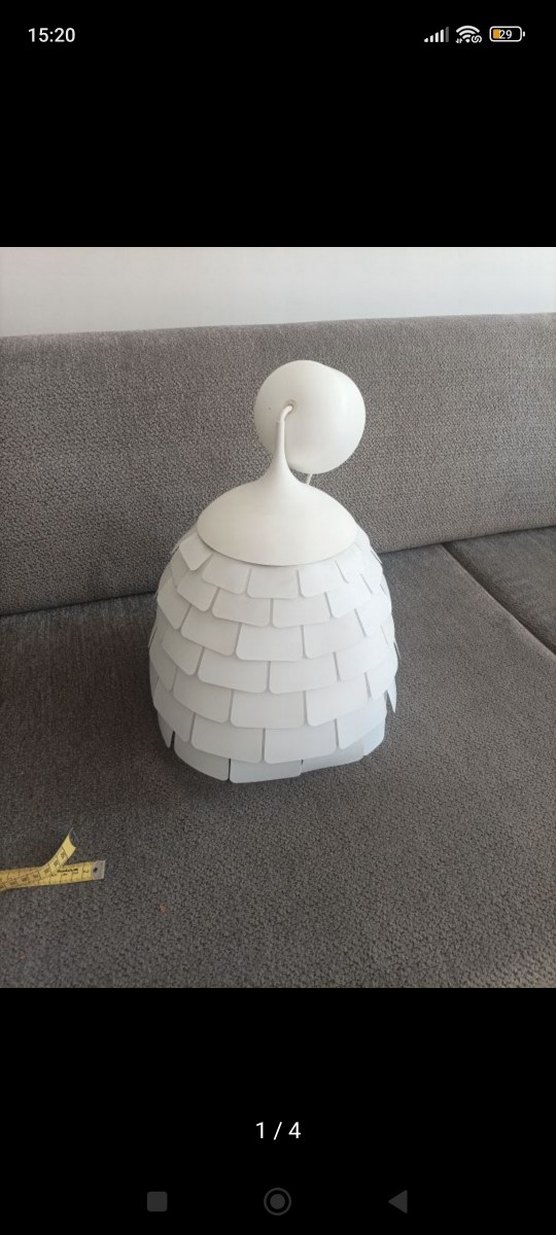 Beyaz Katmanlı Tavan Lambası - Görsel 4