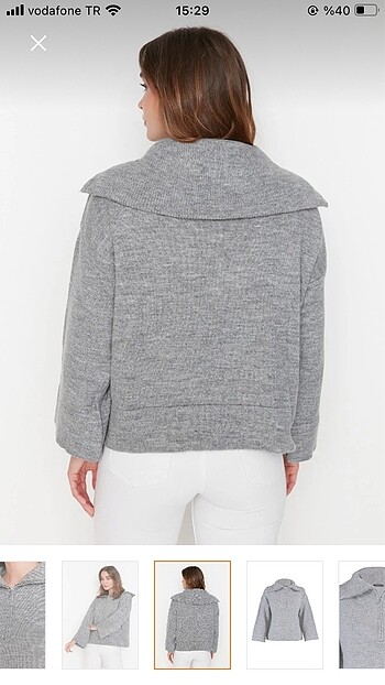 Gri kazak - Görsel 3