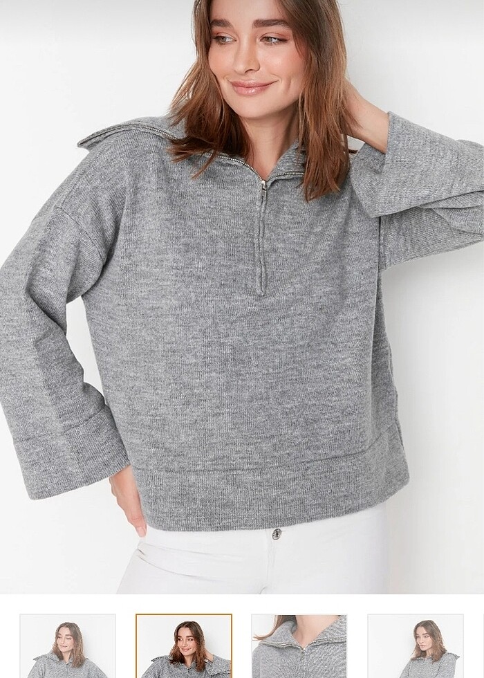 Gri kazak - Görsel 2