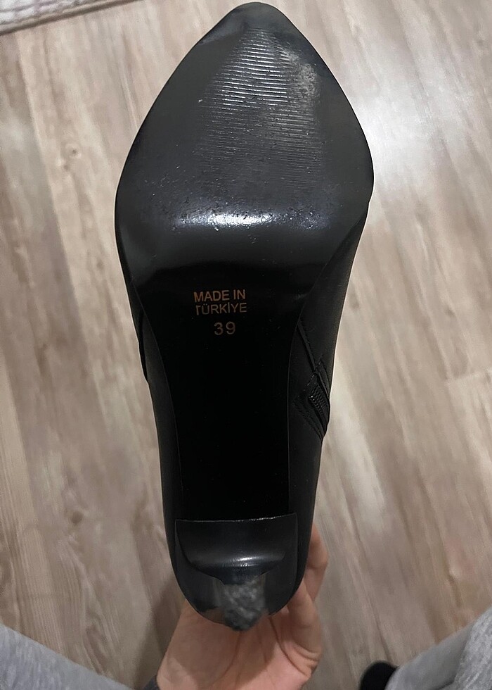 Yemi topuklu çizme - Görsel 5