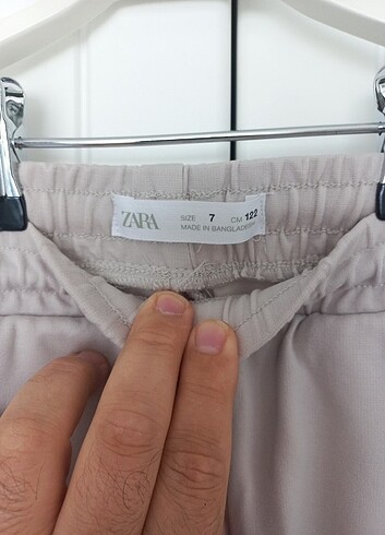 7 Yaş Beden camel Renk zara pantalon 7 yaş