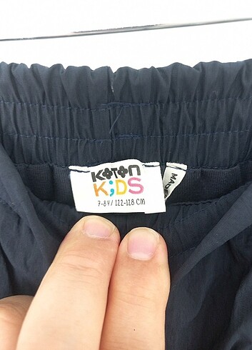 7/8 yaş koton paraşütbezi pantalon