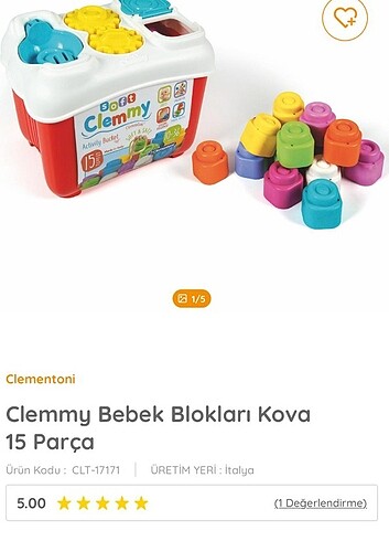 Beden Renk Clementoni clemmy soft