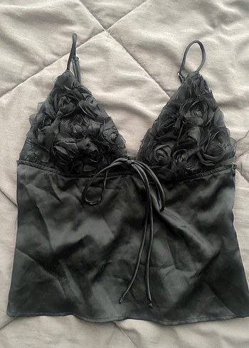 Dantel İşlemeli Siyah Gotik Askılı Büstiyer - Görsel 2