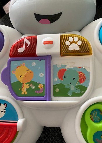 Renkli Zebra Desenli Bebek Yürüteci - Görsel 3