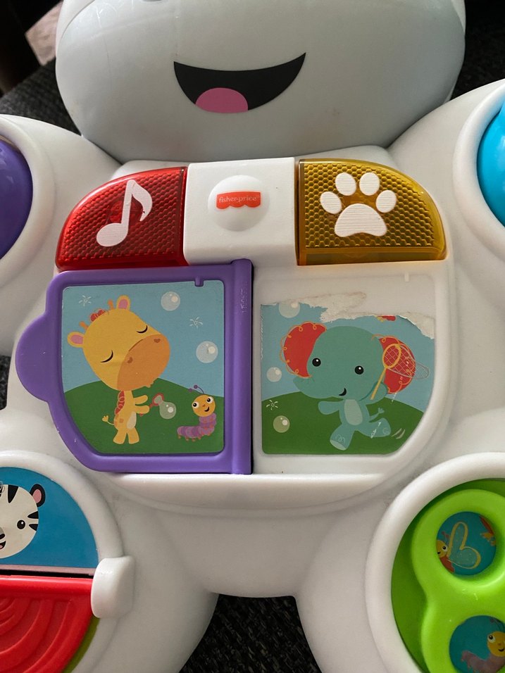 Renkli Zebra Desenli Bebek Yürüteci - Görsel 3