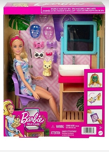 Barbie Işıltılı Spa Günü Oyun Seti.