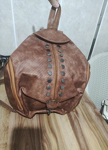  Beden kahverengi Renk Bayan sırt çantası 