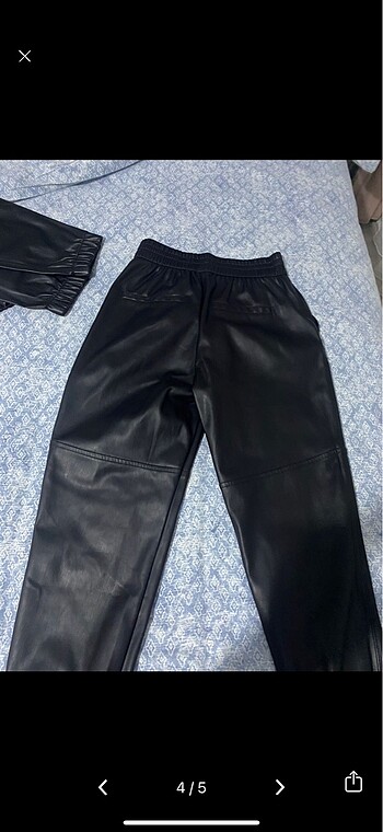Bershka deri pantolon