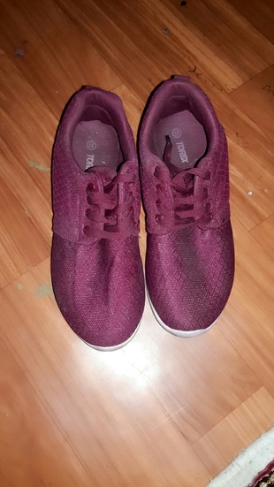 Deichmann bordo spor ayakkabı 