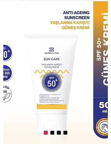 BİOBELLİNDA YAŞLANMA KARŞITI GÜNEŞ KREMİ