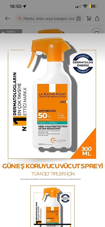 La Roche Posay Güneş Kremi