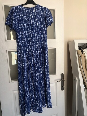 Mavi kalpli elbise - Görsel 5